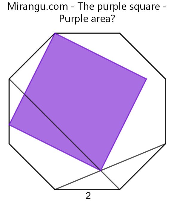 The purple square