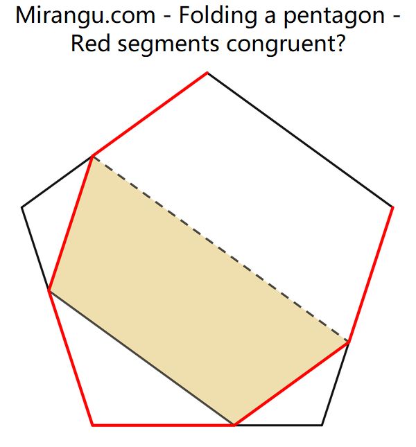Folding a pentagon