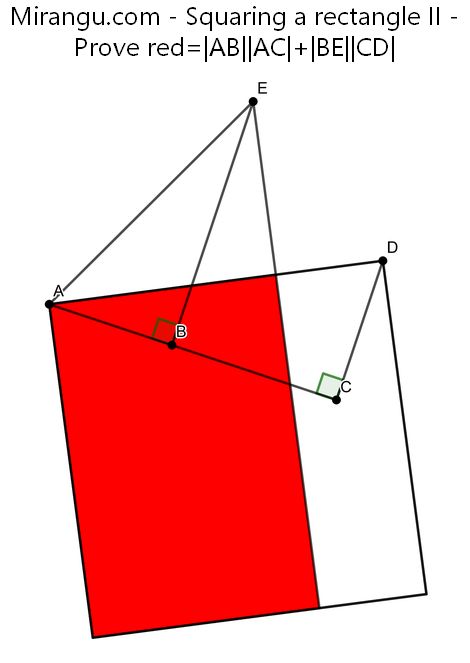 Squaring a rectangle II